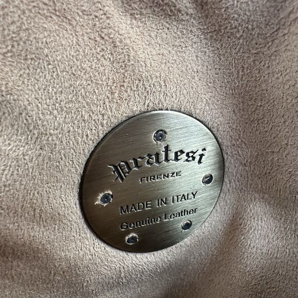 Bratesi Firenze Small Cognac Leather Crossbody Purse [Made in Italy] - Picture 9 of 10